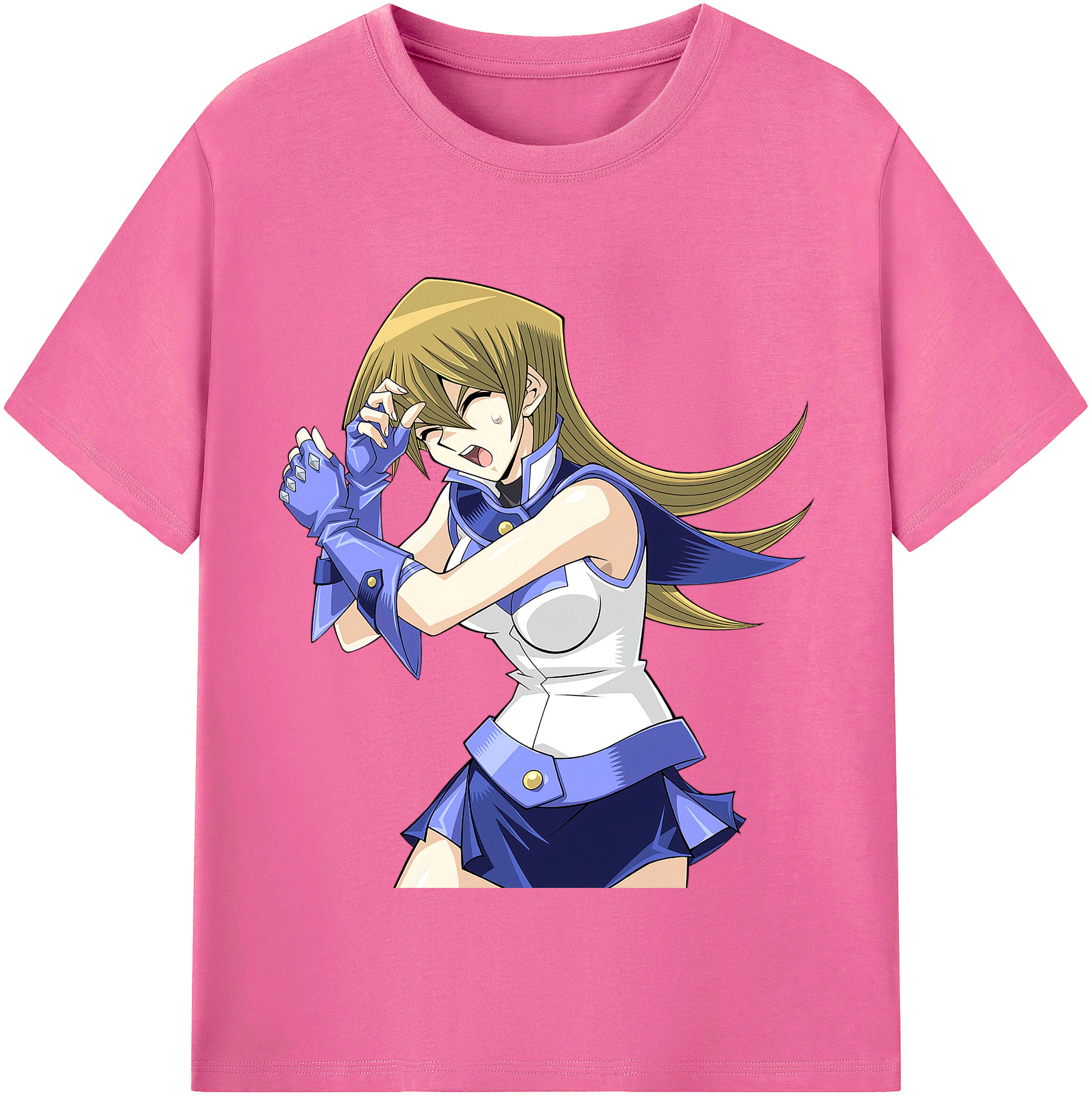 （画像用） 遊☆戯☆王 Yu-Gi-Oh! レディースカジュアルプリントTシャツ（綿100％）